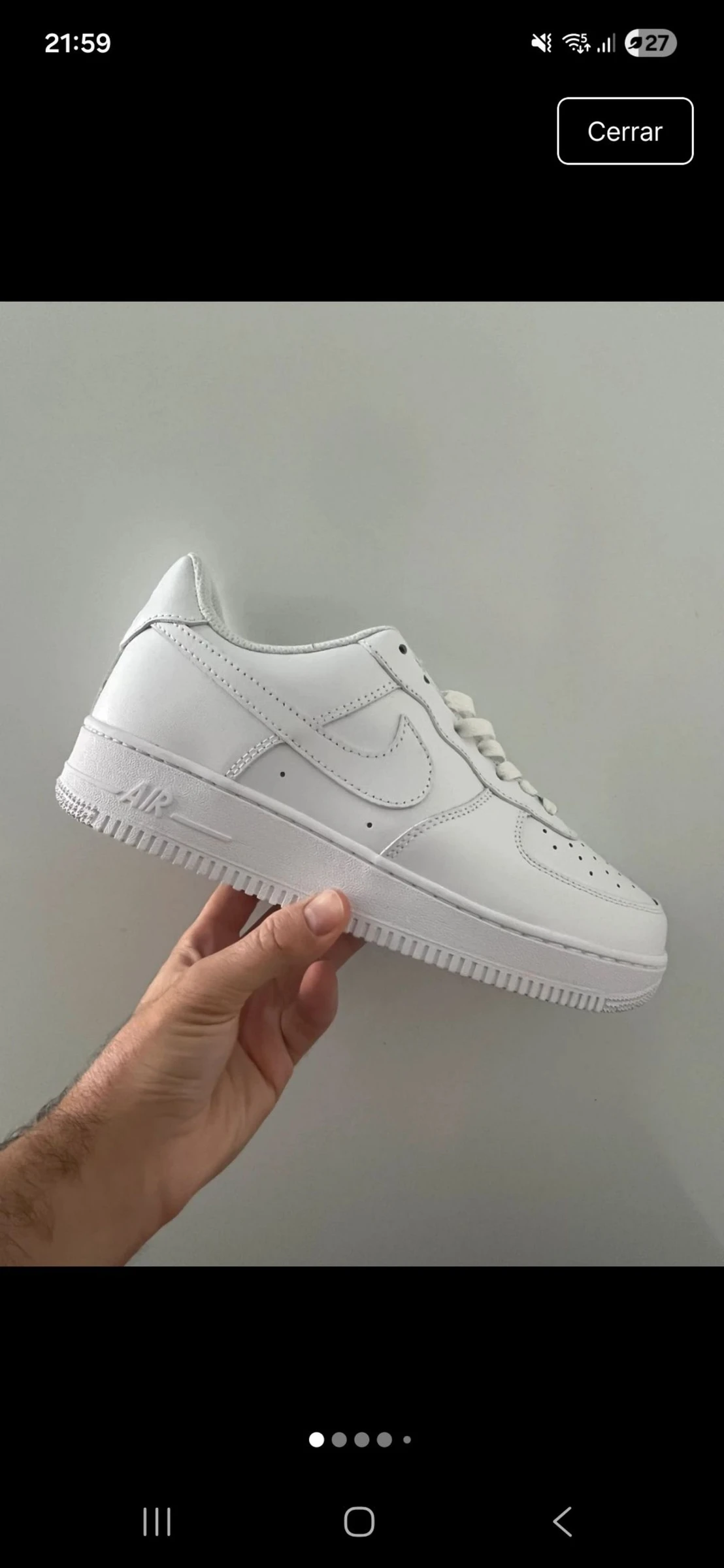 Nike Air Force 1 Blancas ORIGINALES Talla 43